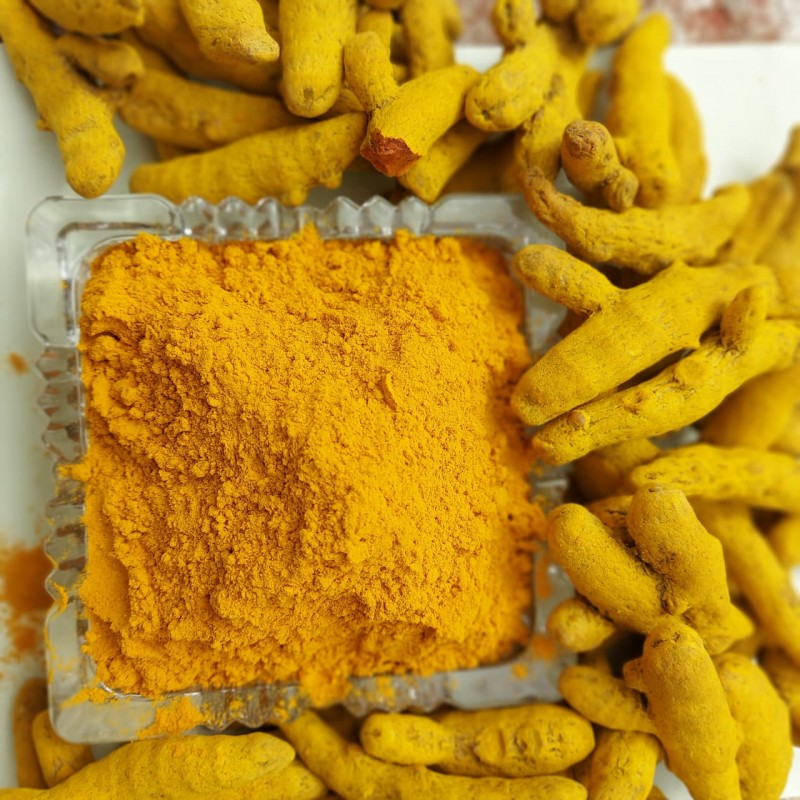 Turmeric powder from India